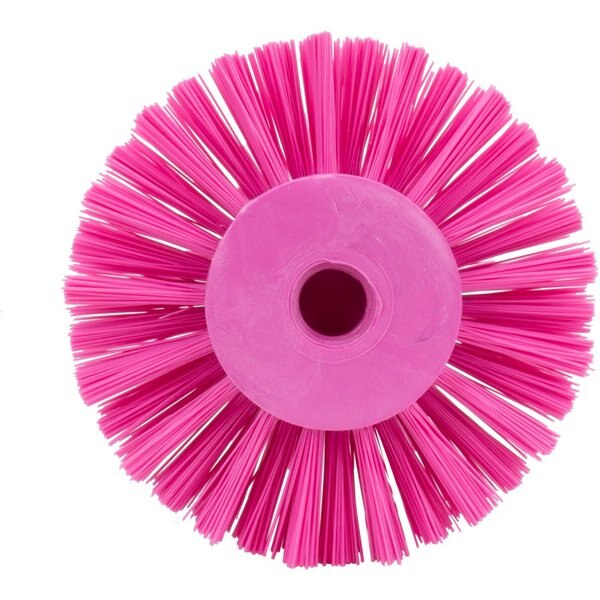 5 in W Pipe and Valve Brush, Pink, Polypropylene