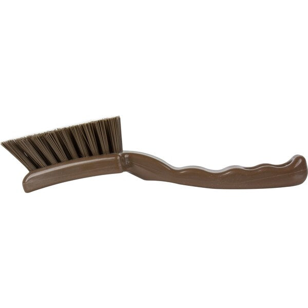 1.5 in W Detail Brush, Brown, Polypropylene