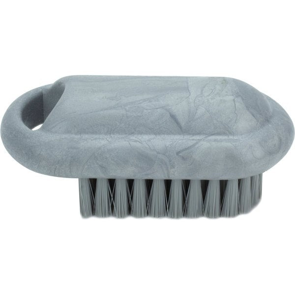 2.25 in W Hand and Nail Brush, Gray, Polypropylene