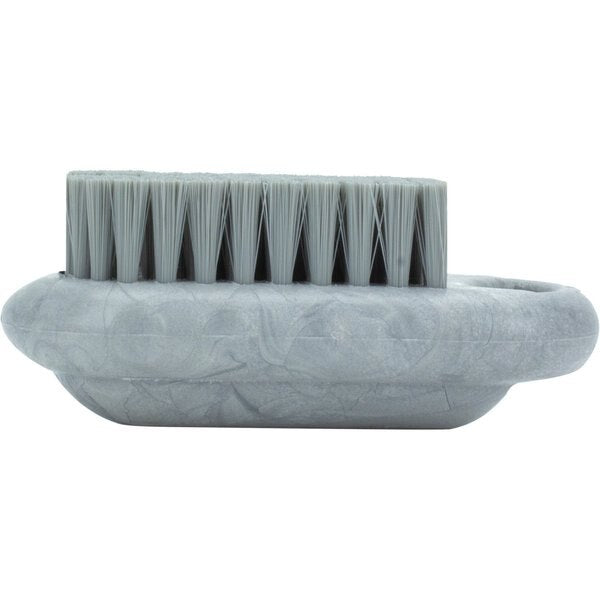 2.25 in W Hand and Nail Brush, Gray, Polypropylene