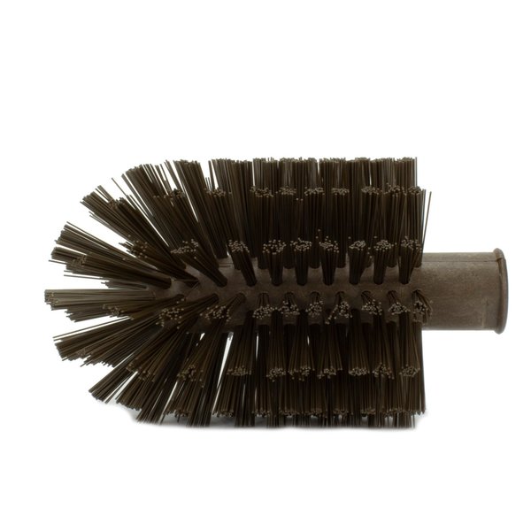 4 in W Pipe and Valve Brush, Brown, Polypropylene