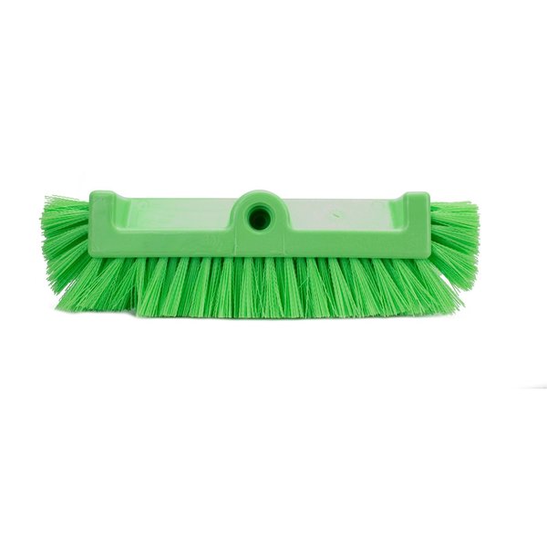 6 in W Multi-Level Floor Scrub Brush, Lime, Polypropylene