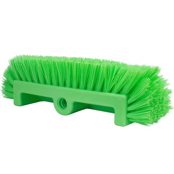 6 in W Multi-Level Floor Scrub Brush, Lime, Polypropylene