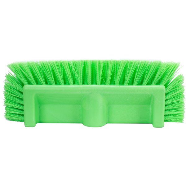 6 in W Multi-Level Floor Scrub Brush, Lime, Polypropylene