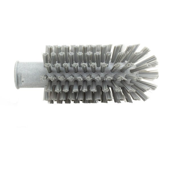 2.5 in W Pipe and Valve Brush, Gray, Polypropylene