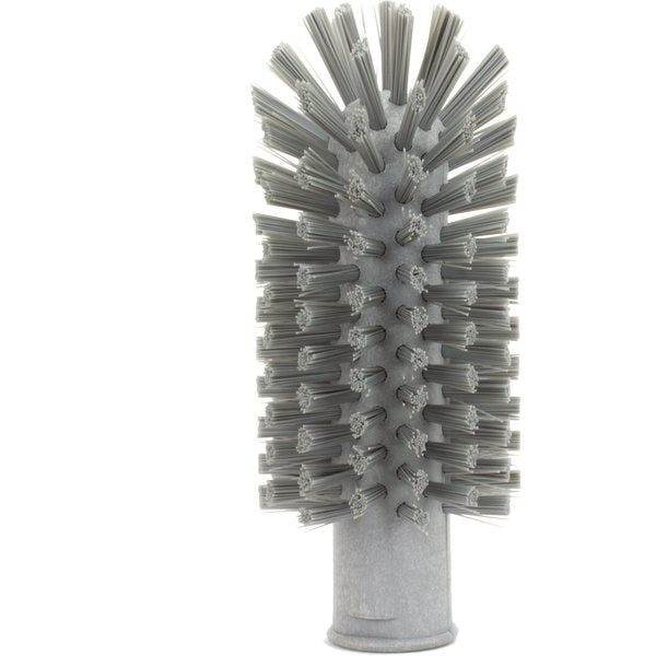 2.5 in W Pipe and Valve Brush, Gray, Polypropylene