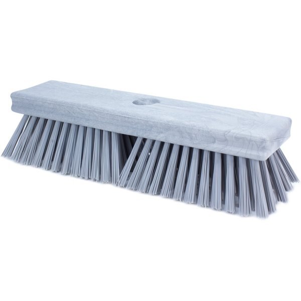 2.5 in W Deck Scrub, Gray, Polypropylene