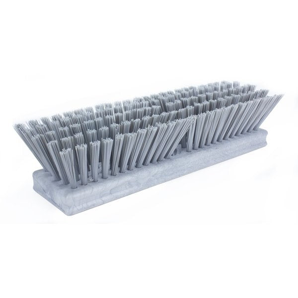 2.5 in W Deck Scrub, Gray, Polypropylene