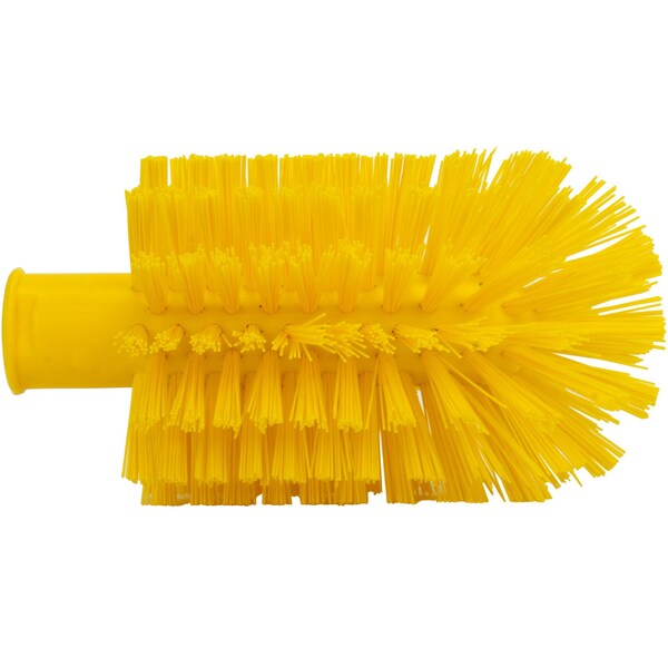 3.5 in W Pipe and Valve Brush, Yellow, Polypropylene