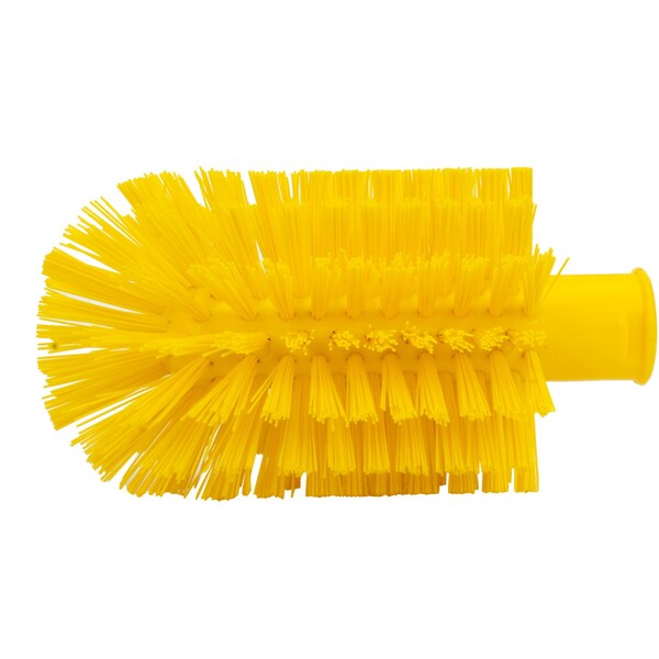 3.5 in W Pipe and Valve Brush, Yellow, Polypropylene