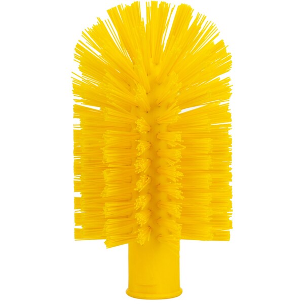 3.5 in W Pipe and Valve Brush, Yellow, Polypropylene