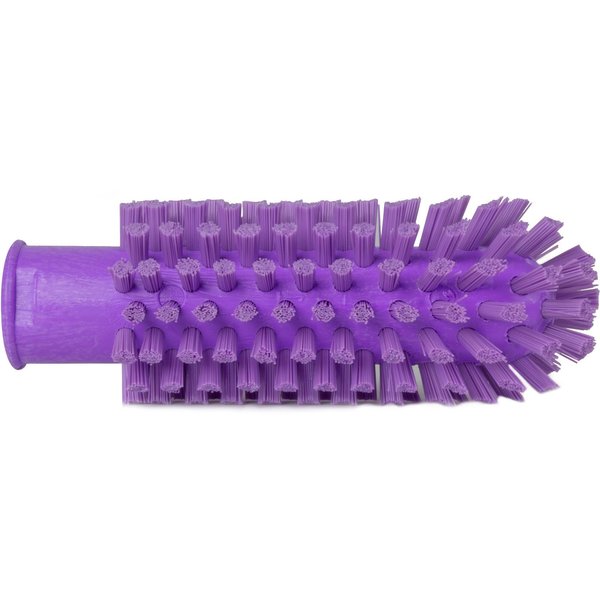 2 in W Pipe and Valve Brush, Purple, Polypropylene
