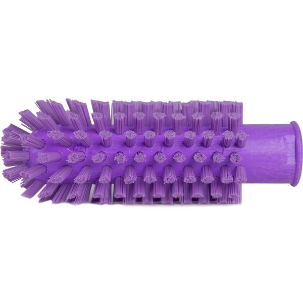 2 in W Pipe and Valve Brush, Purple, Polypropylene