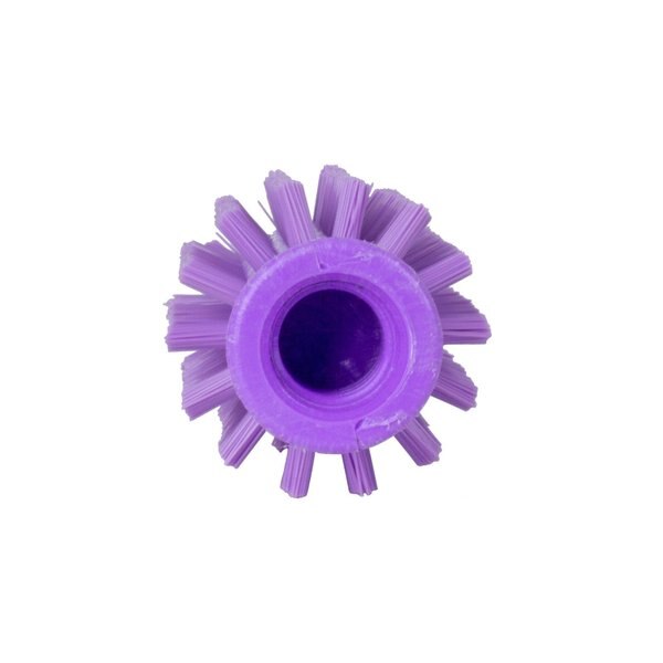 2 in W Pipe and Valve Brush, Purple, Polypropylene