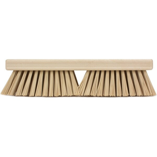 2.5 in W Deck Scrub, Tan, Polypropylene