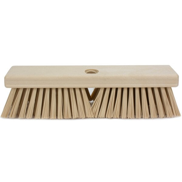 2.5 in W Deck Scrub, Tan, Polypropylene