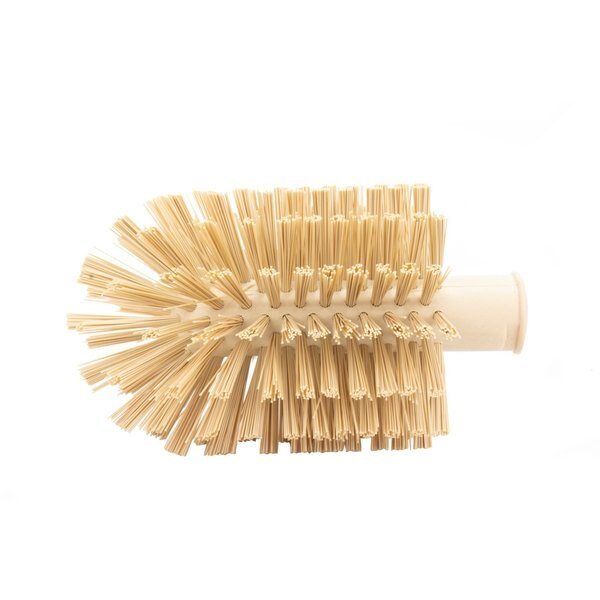 4 in W Pipe and Valve Brush, Tan, Polypropylene