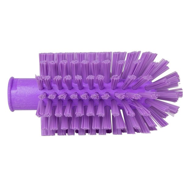 3.5 in W Pipe and Valve Brush, Purple, Polypropylene