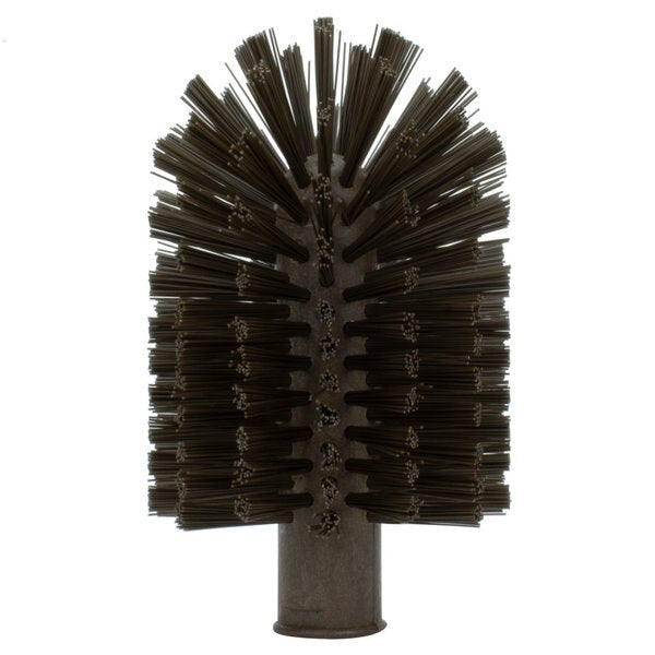 4 in W Pipe and Valve Brush, Brown, Polypropylene