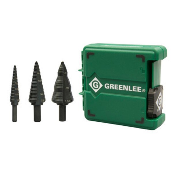 Step Bit Set, 3 Flat Shanks, (#1, 4, 9)