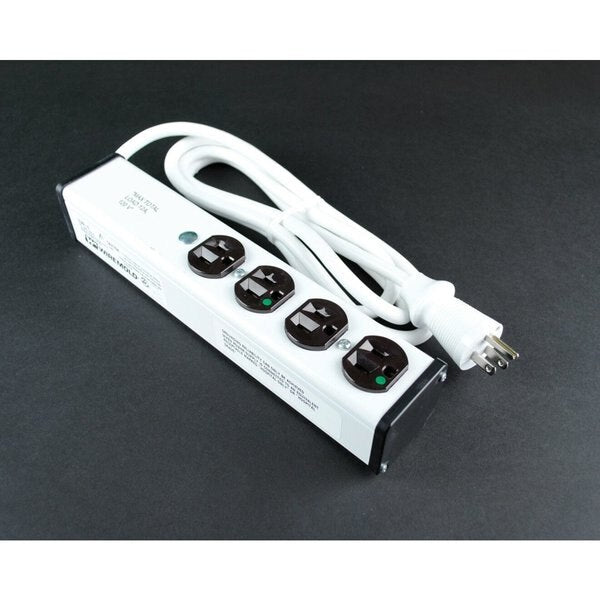 Outlet Strip, 15A, 4 Outlet, 6 ft., White