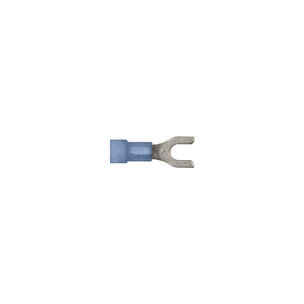 Blue Nyln 16-14 WireTerminal #8 Stud Size Spade Type PK25