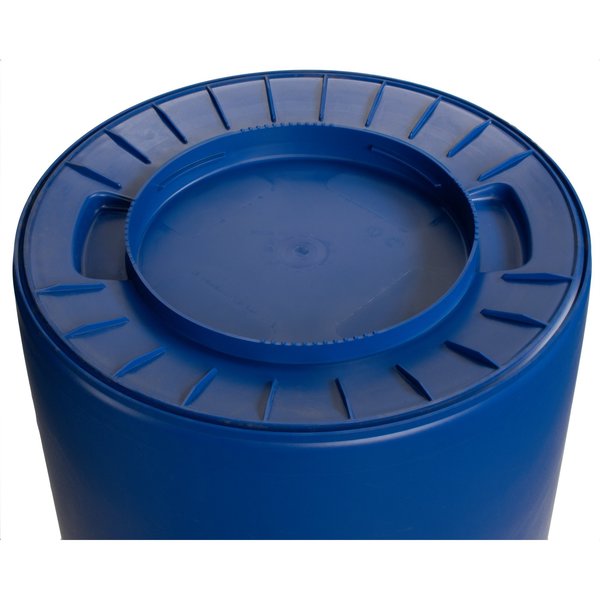 32 gal Round Trash Can, Black