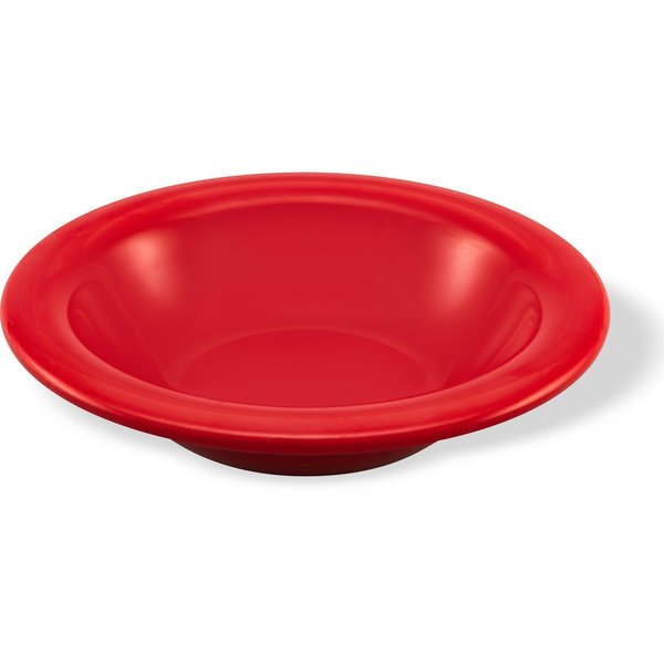 Melamine Rim Bowl, 6 oz., Red, PK48