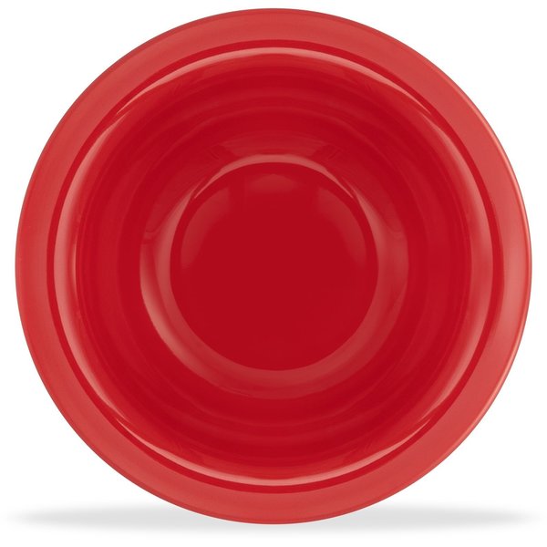 Melamine Rim Bowl, 6 oz., Red, PK48