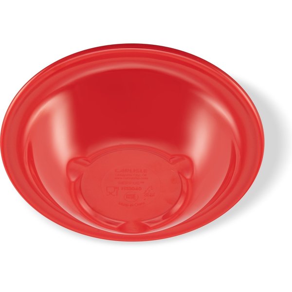Melamine Rim Bowl, 6 oz., Red, PK48