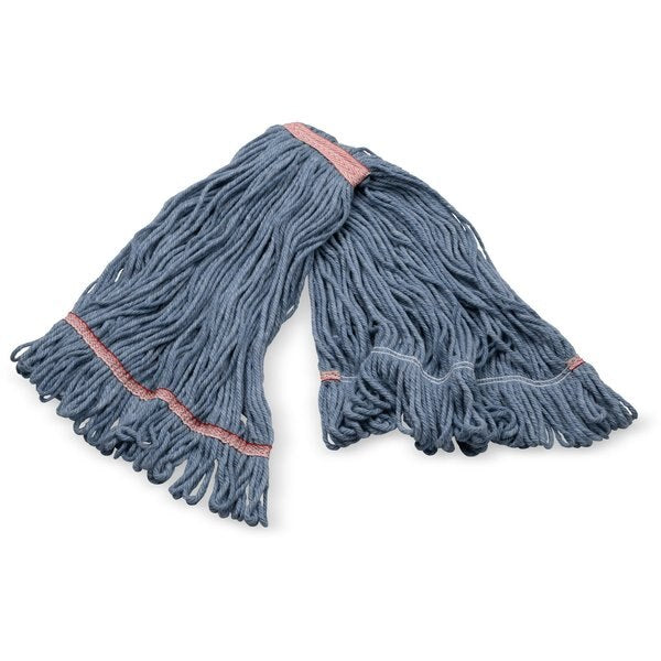 Anti-Microbial Mop, Looped-End, Blue, 369325M14