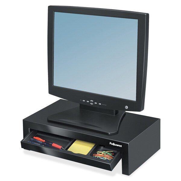 Monitor Riser, Black/Pearl