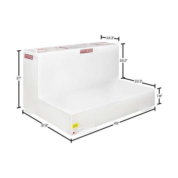 Liquid Transfer Tank, 110 gal Cap, White