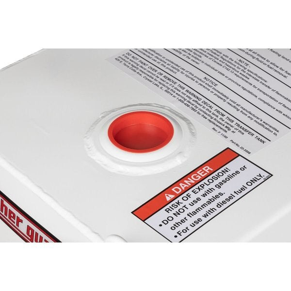 Liquid Transfer Tank, 110 gal Cap, White