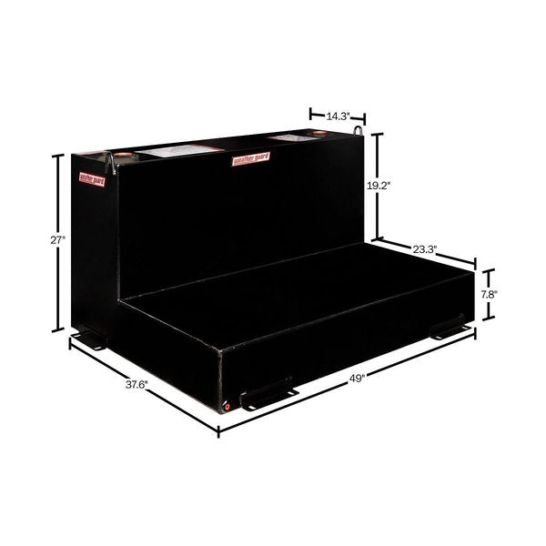 Liquid Transfer Tank, 110 gal Cap, Black