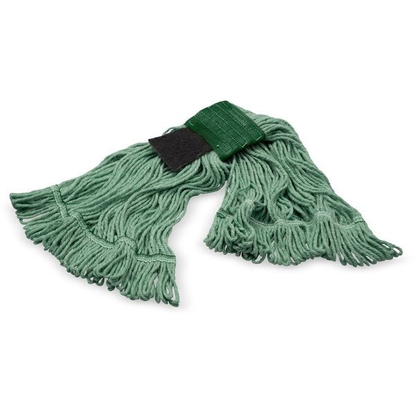 Looped End Mop, Green Band, 369418S09