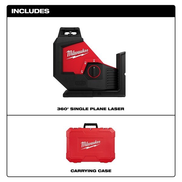 M12 Green 360-Degree Single Plane Laser (Tool Only)