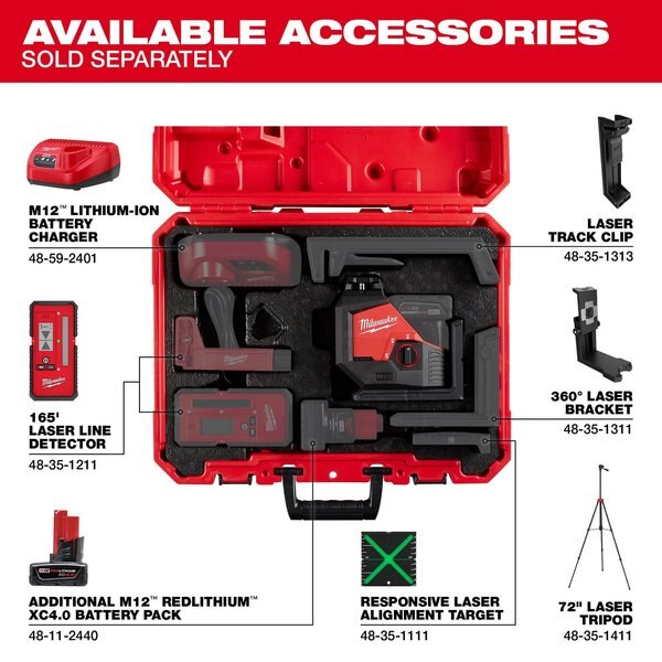 M12 Green 360-Degree Single Plane Laser (Tool Only)