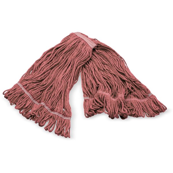 Anti-Microbial Mop, Looped-End, Red