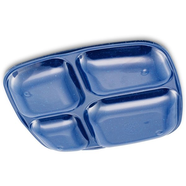 Tray, 4-Comp, Dark Blue, PK48