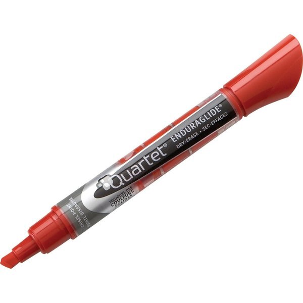 Dry Erase Marker, Chisel Tip, Red, PK12 Low Odor
