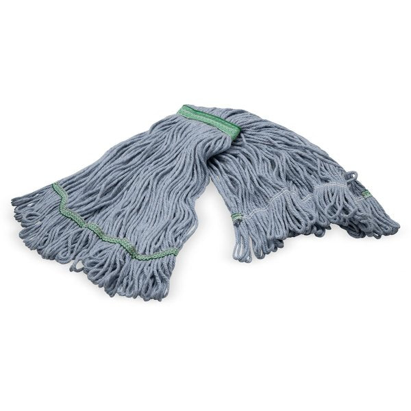 Looped End Mop, Green Band, 369417B14