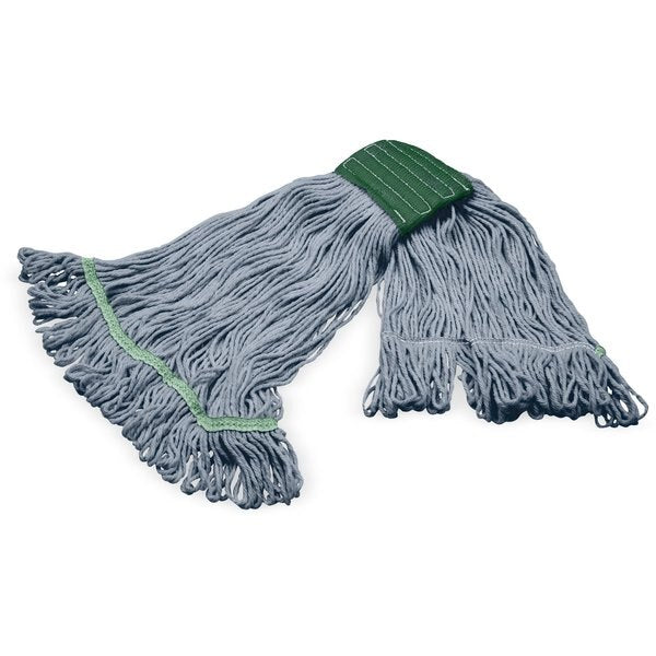 Medium Grease Release Mop, Looped-End, Blue