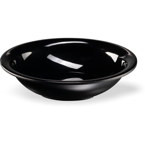 Melamine Rimmed Bowl, 16 oz., Blk, PK24