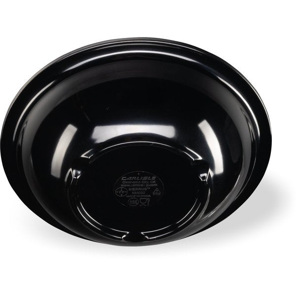 Melamine Rimmed Bowl, 16 oz., Blk, PK24