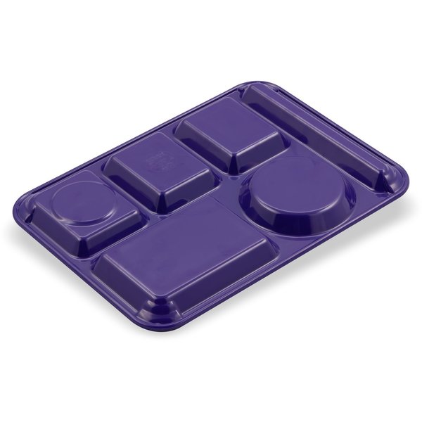 Lt Hand Hvy Wt, 6-Comp Tray, Prpl, PK12