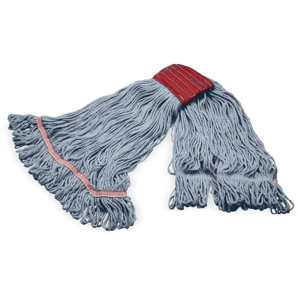 Large Grease Release Mop, Looped-End, Blue