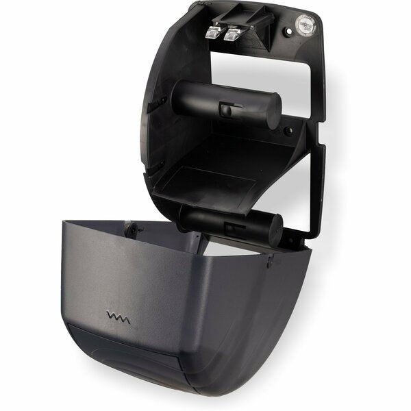 Toilet Tissue Dispenser, Vertical, Black