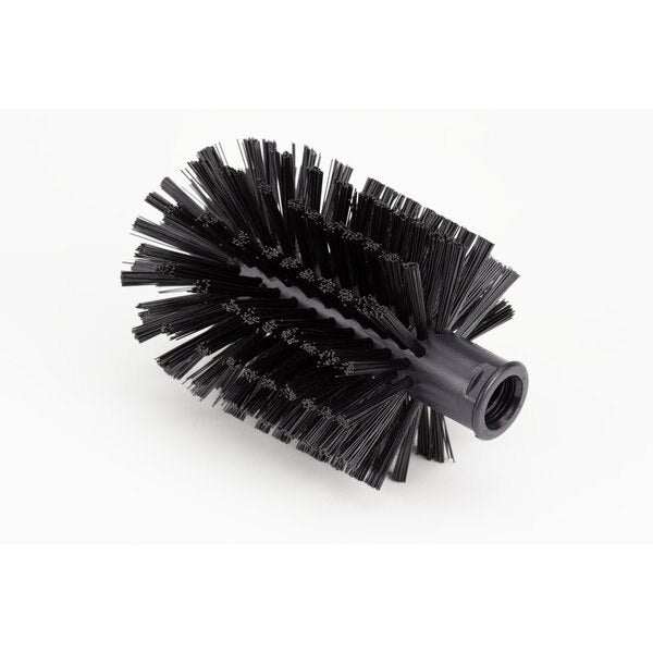 4 in W Pipe and Valve Brush, Black, Polypropylene
