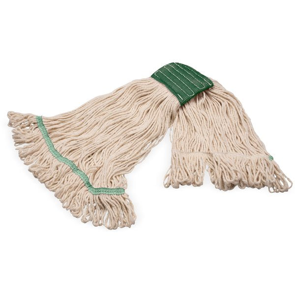 Medium Grease Release Mop, Looped-End, Natural